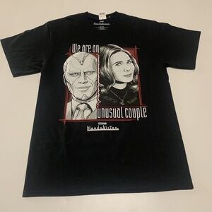 Marvel Studios Wanda Vision‎ T-Shirt "We are an usual couple" Size Medium NWT